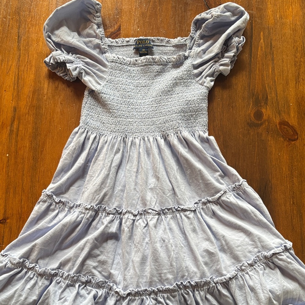 Polo Ralph Lauren Smocked Cotton Jersey Dress
